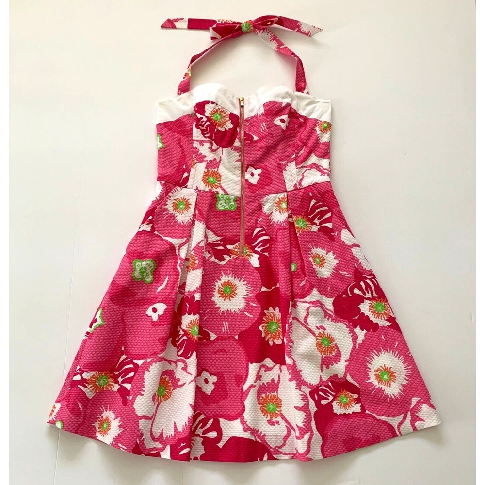 Lilly Pulitzer Marisa Halter Sweetheart Fit Flare Dress 2 0 Cherry Begoina Pinup